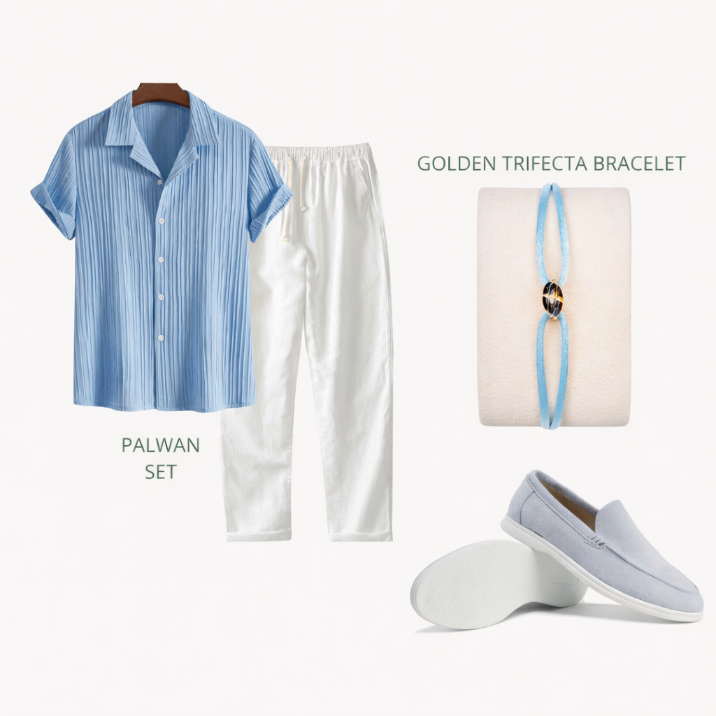 CAVALLO 4 piece set- Light Blue