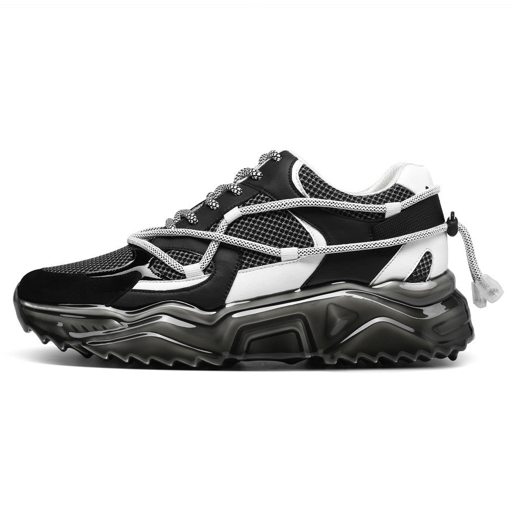 7 CM/2.76 Inches CMR CHAMARIPA Men's Height Increasing Casual Sneakers - Handcrafted Breathable Design