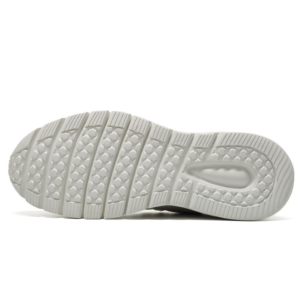 7 CM/2.76 Inches CMR CHAMARIPA Men's Apricot Mesh Slip-On Sneakers