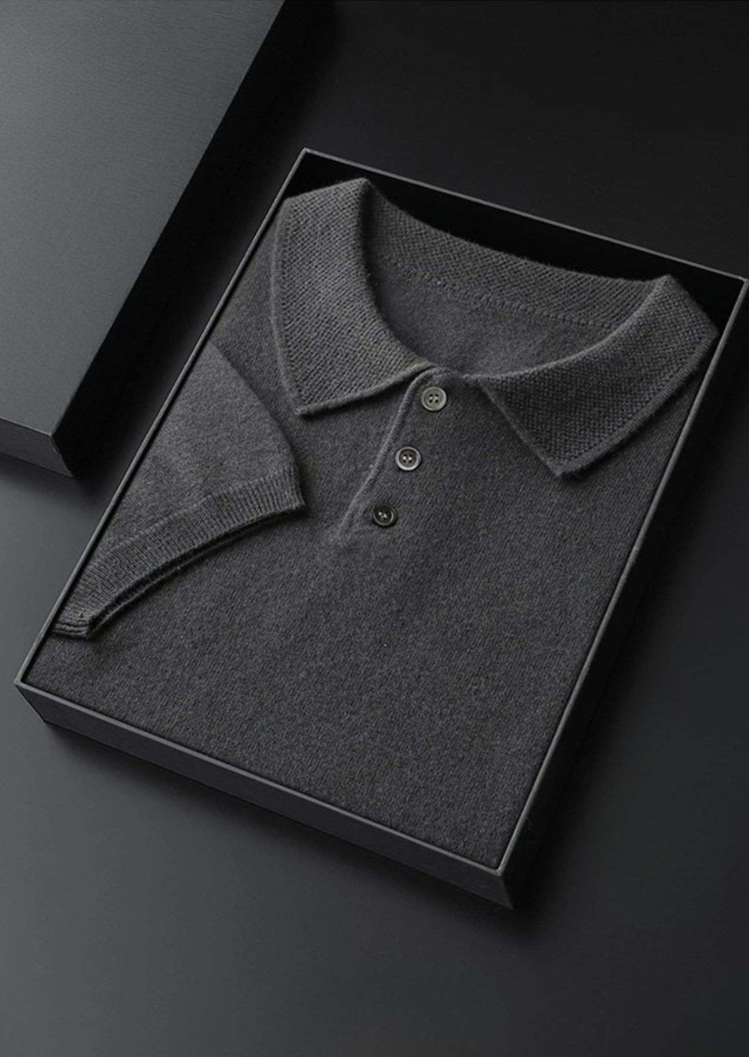 CASHMERE CLASSIC POLO SHIRT