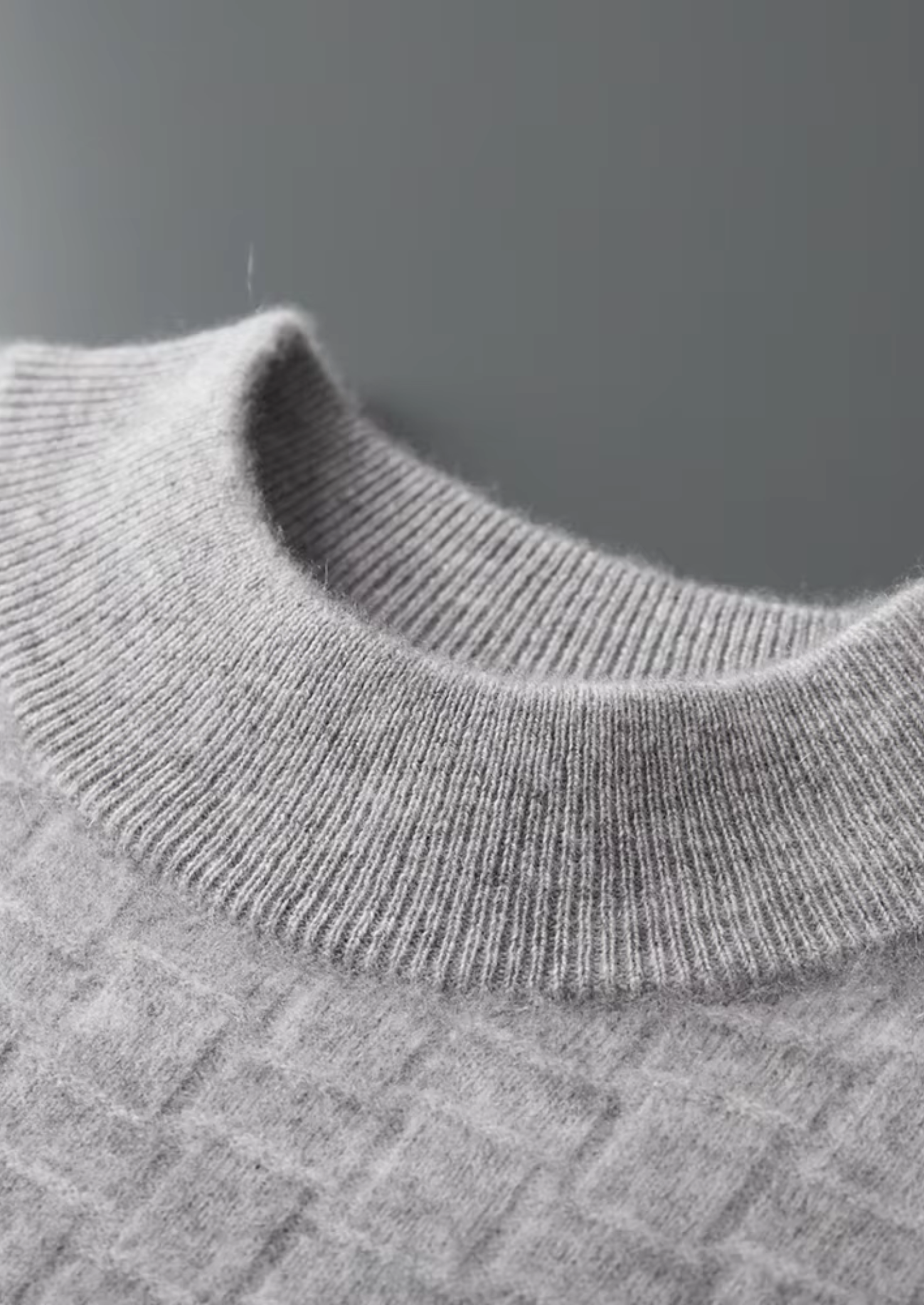 Cavallo WOOL TEXTURED MOCKNECK