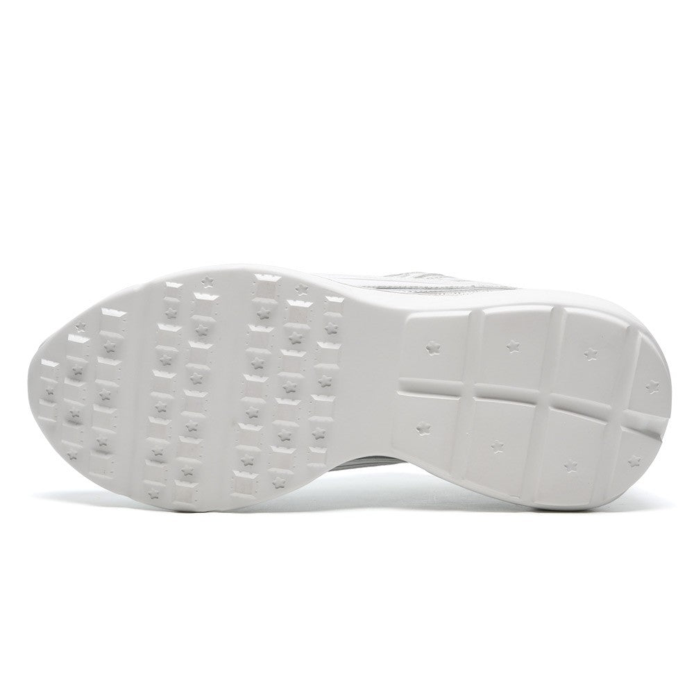 7 CM/2.76 Inches CMR CHAMARIPA Men's Height Increasing Sneakers - White Mesh Athletic Trainers