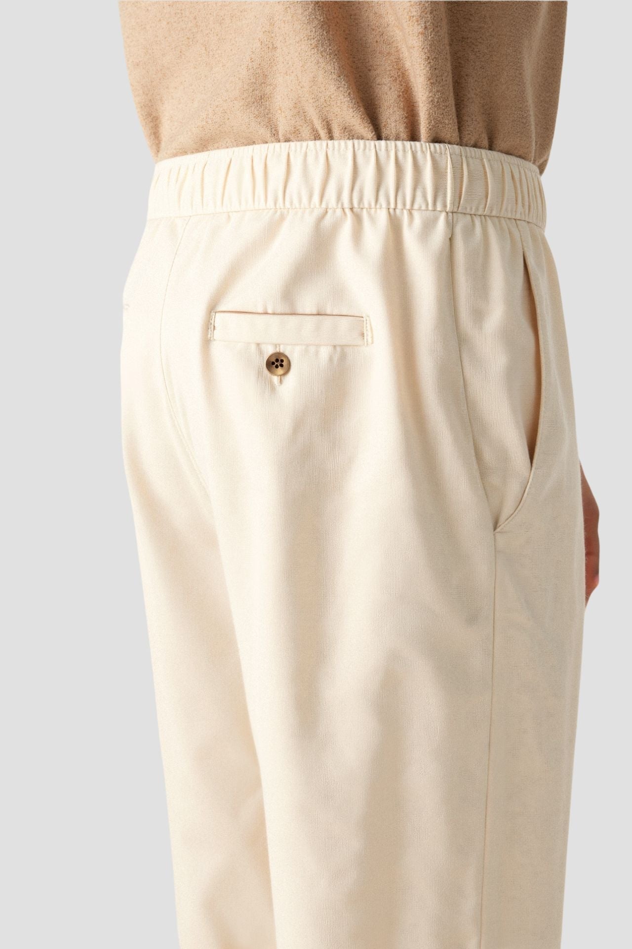 Cavallo Regular Fit Linen Loose Pants
