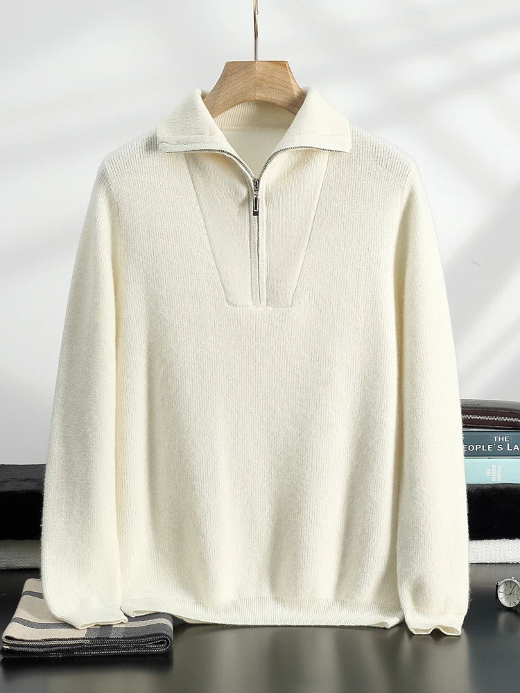 Cavallo Cashmere Half Zip Sweater