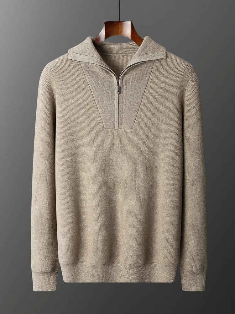 Cavallo Cashmere Half Zip Sweater