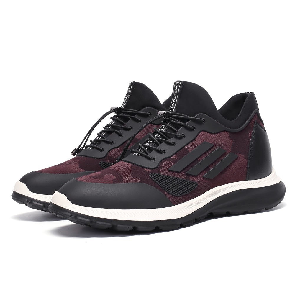 7 CM/2.76 Inches CMR CHAMARIPA Men's Height Increasing Sneakers - Hidden Heel Elevator Shoes