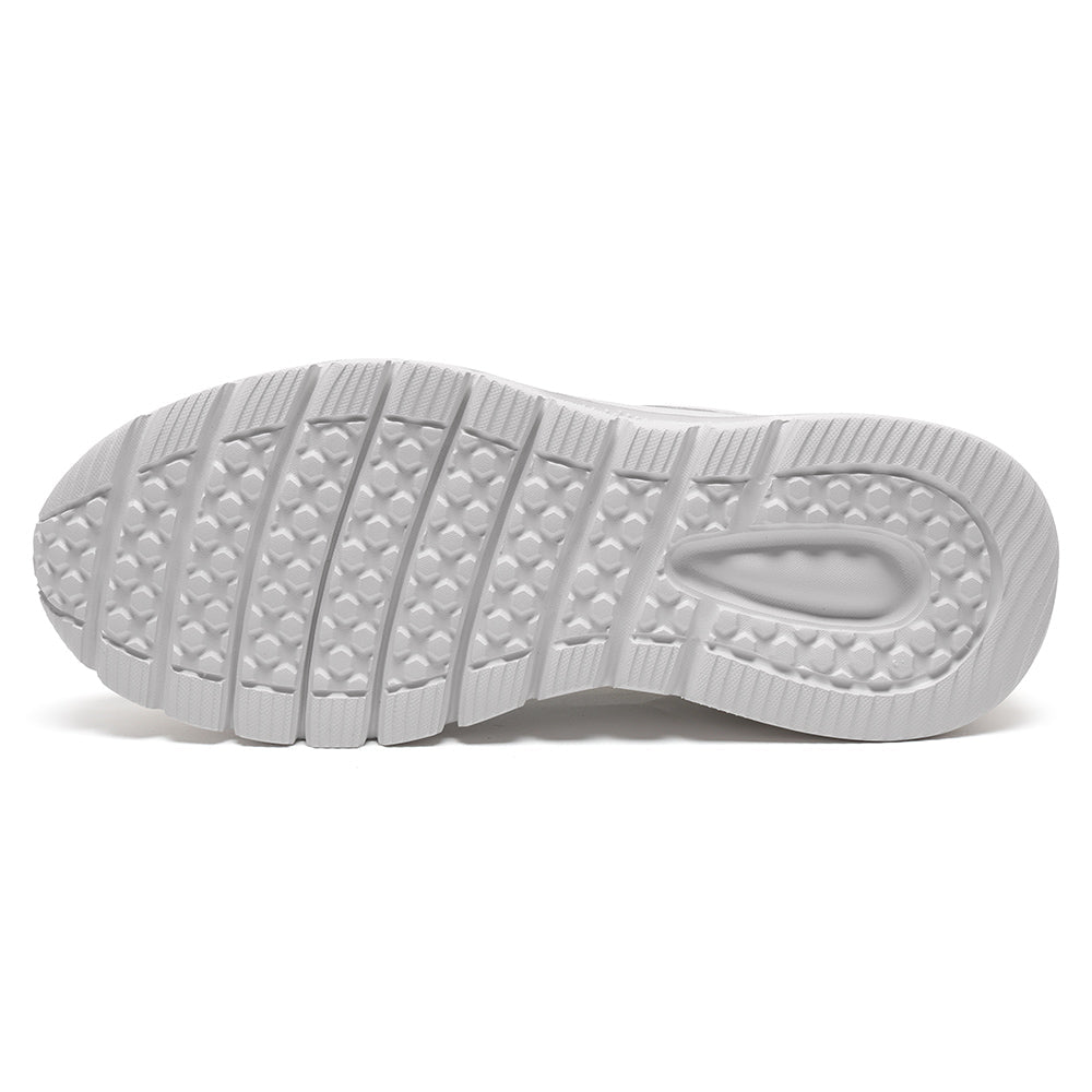 7 CM / 2.76 Inches CMR CHAMARIPA Elevator Shoes For Men | Off-White Breathable Mesh Sneakers