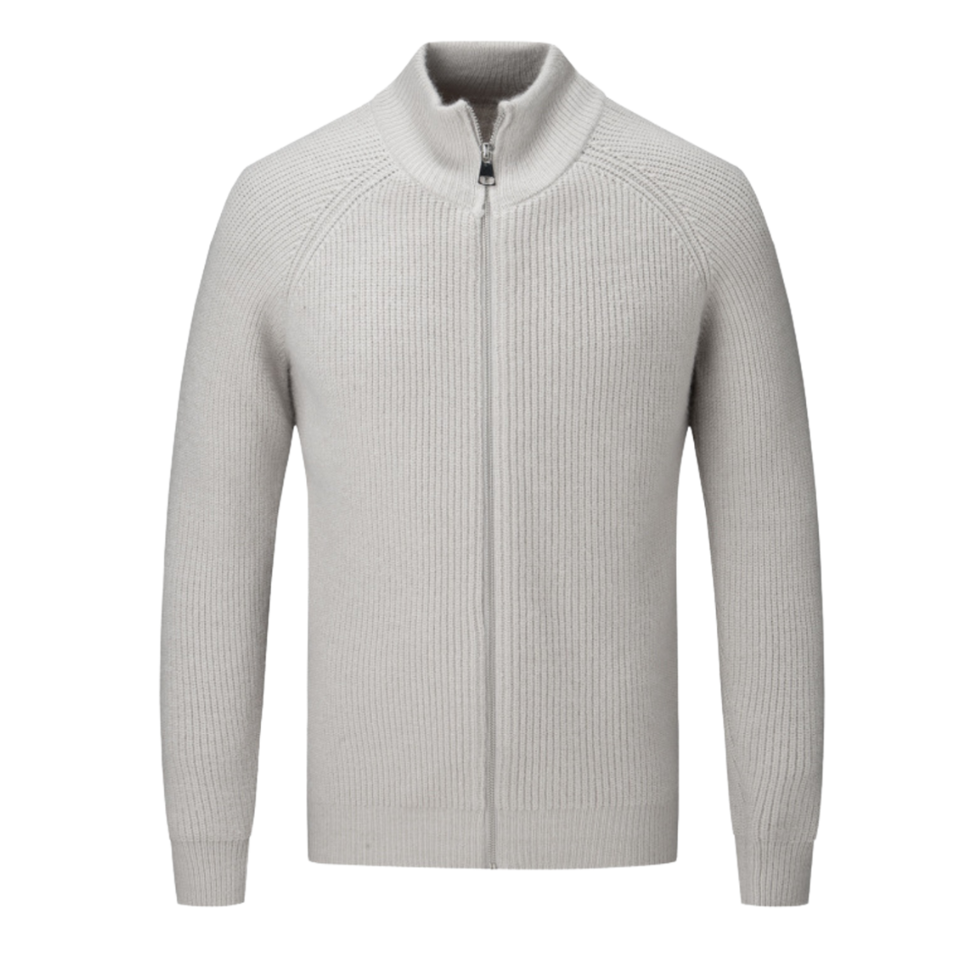 Cavallo 100% Wool Zip Cardigan