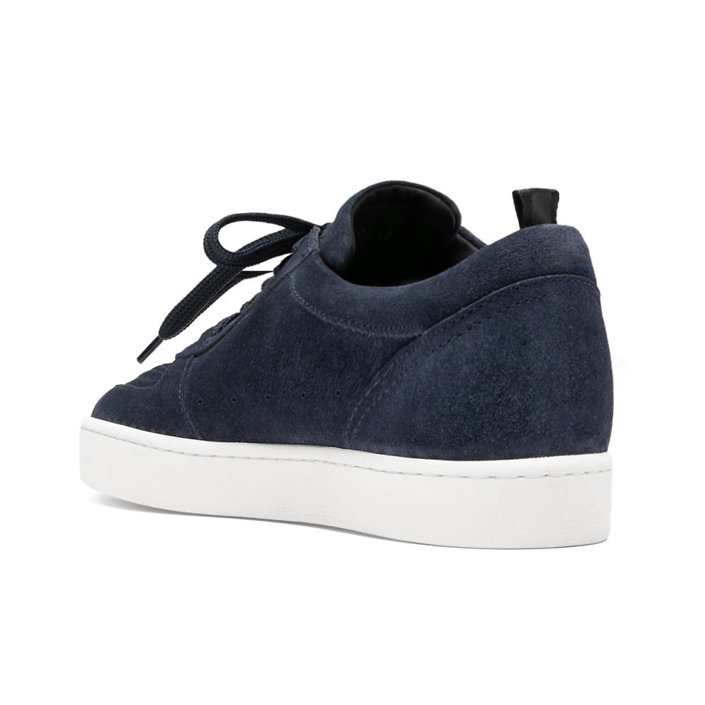 7 CM/2.76 Inches CMR CHAMARIPA Men's Dark Blue/Dark Green/Brown/Black Suede Elevator Sneakers - Casual Height Increasing Shoe