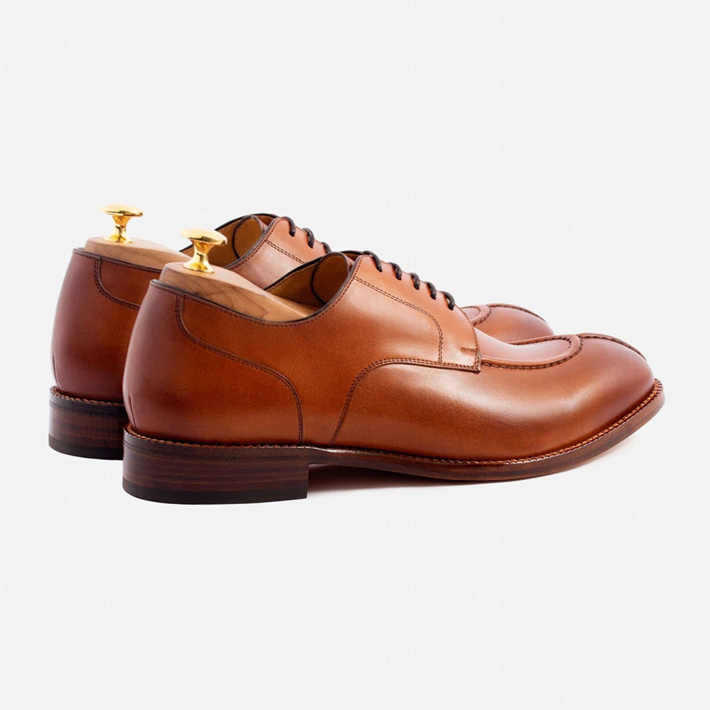6CM / 2.36 Inches CMR CHAMARIPA Men's Height Raising Derby Shoes | Premium Patina Leather Dress Shoes (Black/Brown/Burgundy)