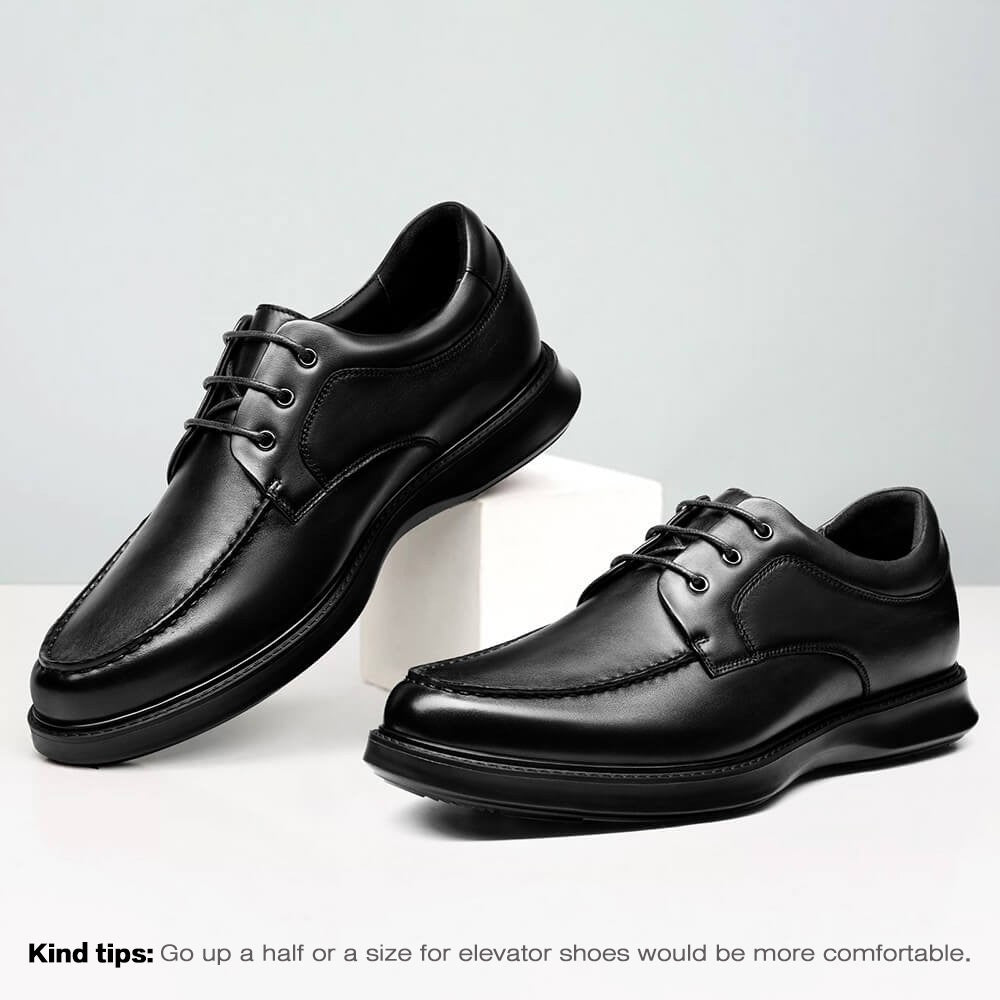 6 CM / 2.36 Inches CMR CHAMARIPA Height Increasing Shoes Wide Men's Height Increasing Dress Shoes - Elevate Your Style with 2.36 Inches of Extra Height