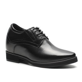 10 CM / 3.94 Inches CMR CHAMARIPA formal height increasing shoes black tall men shoes high heel men dress shoes