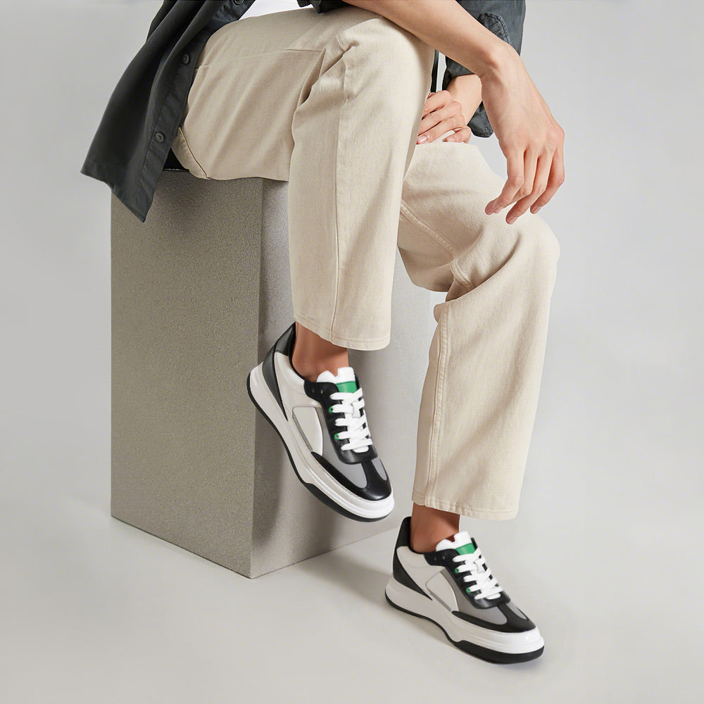 8 CM / 3.15 Inches CMR CHAMARIPA Elevator Sneakers – Stylish Multicolor Casual Shoes for a Taller Look