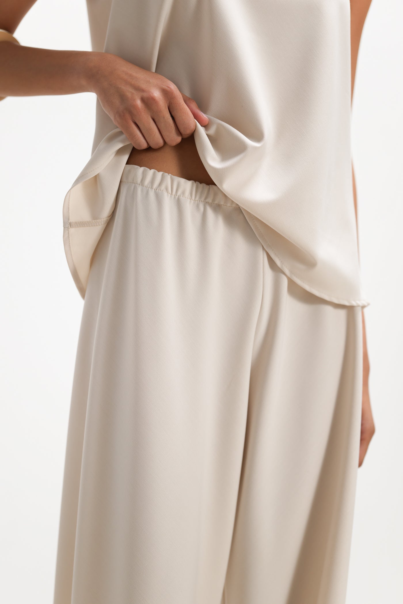 Liori Elastic Waist Trousers | Mineral