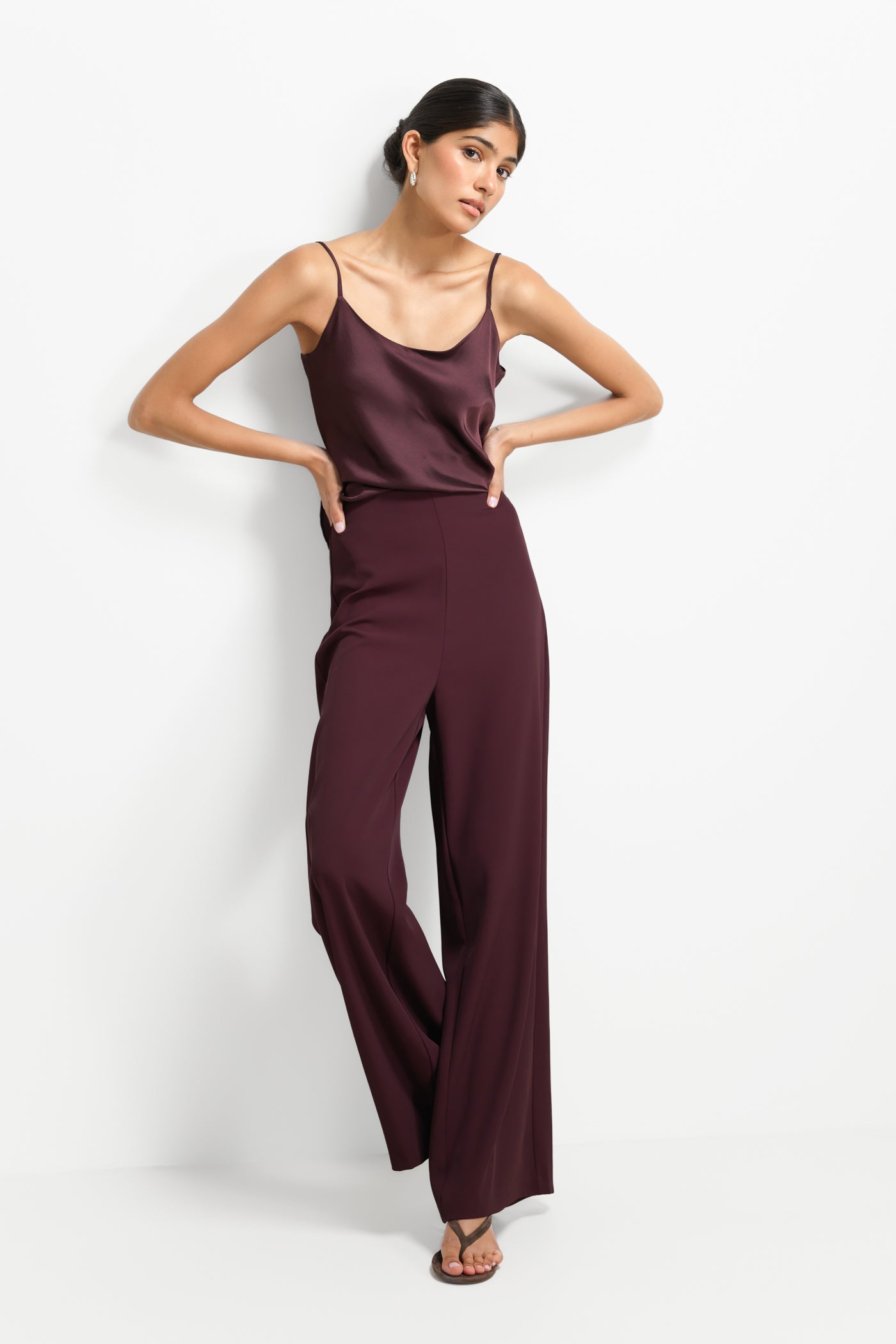 Zuri Trousers | Burgundy