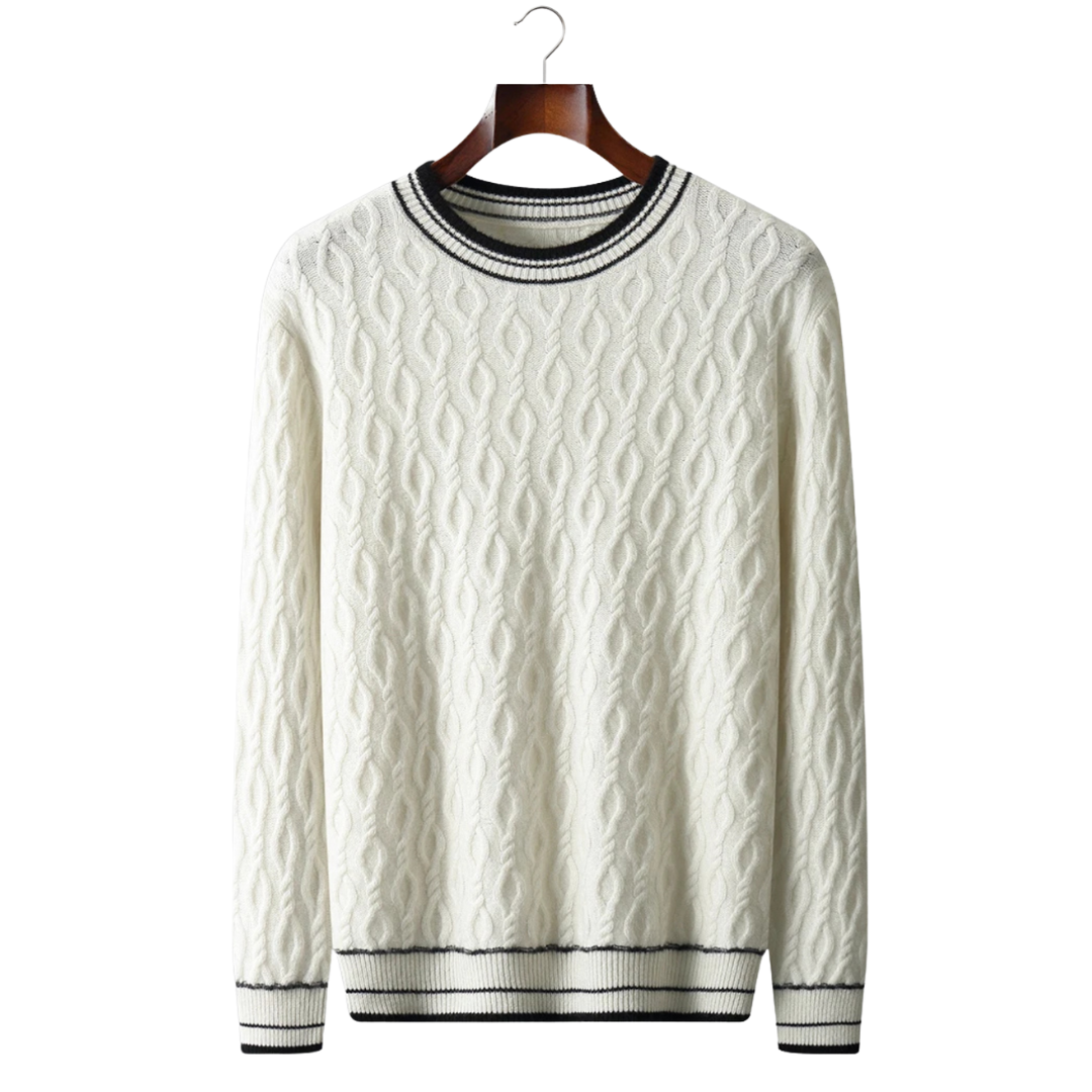 Cavallo Wool Jacquard Crewneck