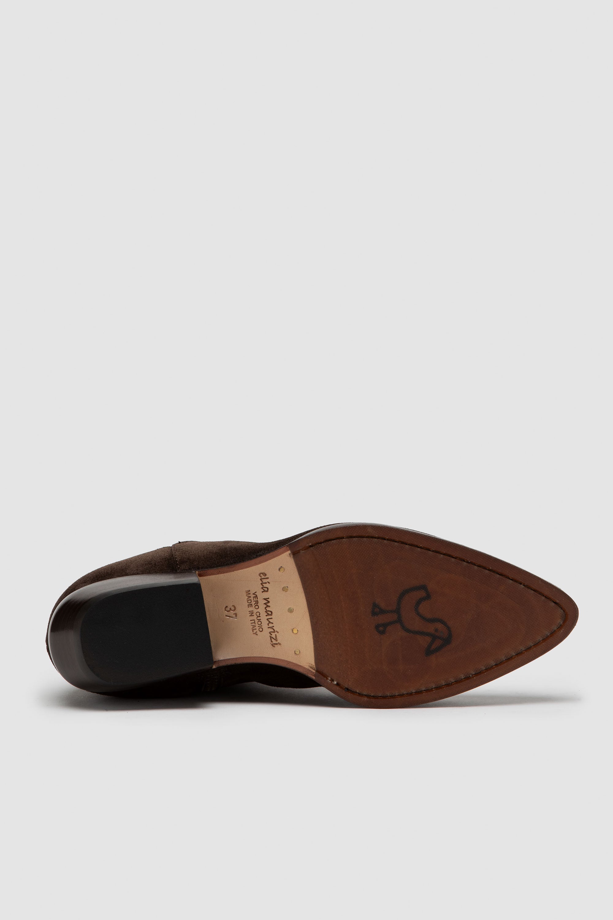 NARA dark brown suede