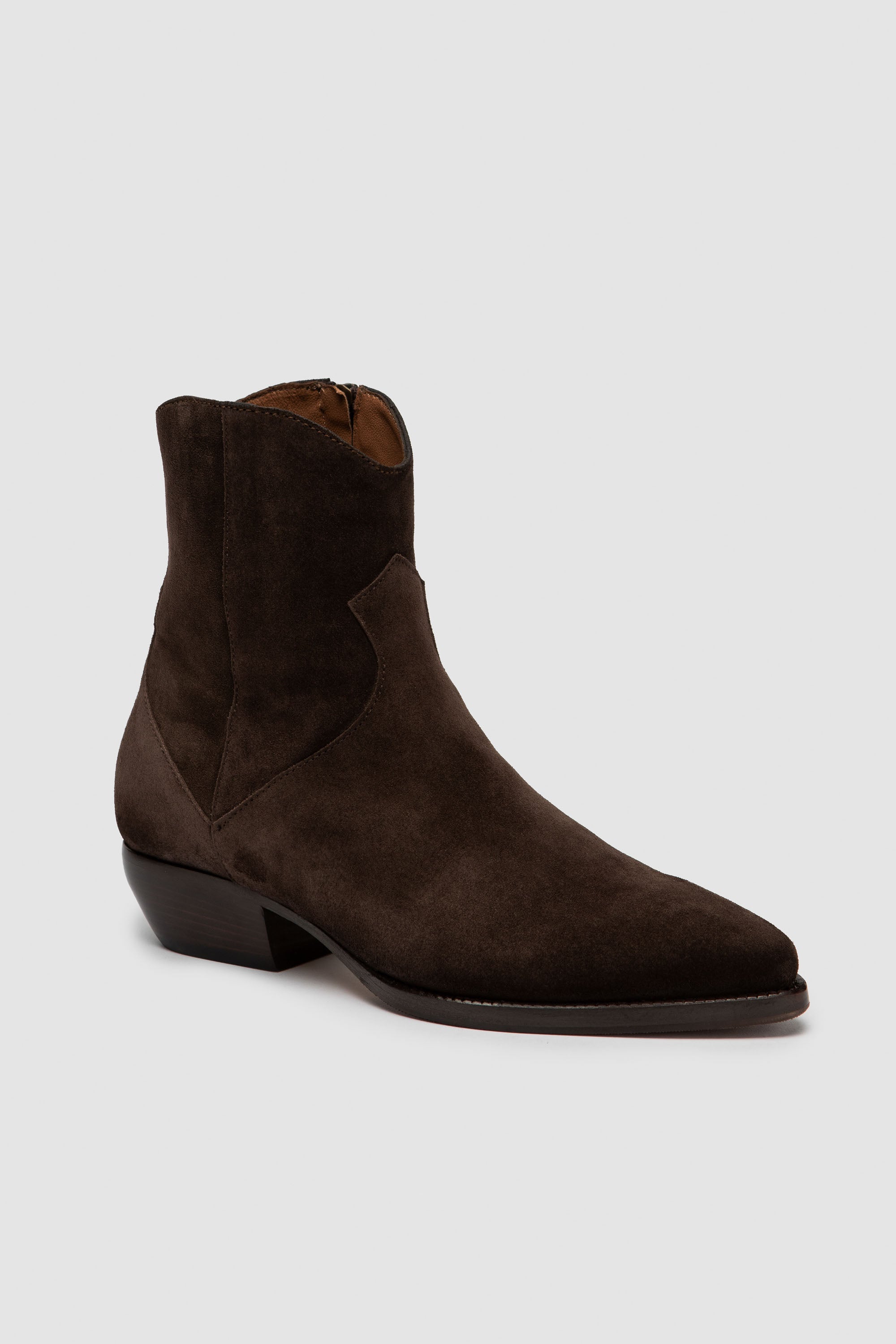 NARA dark brown suede