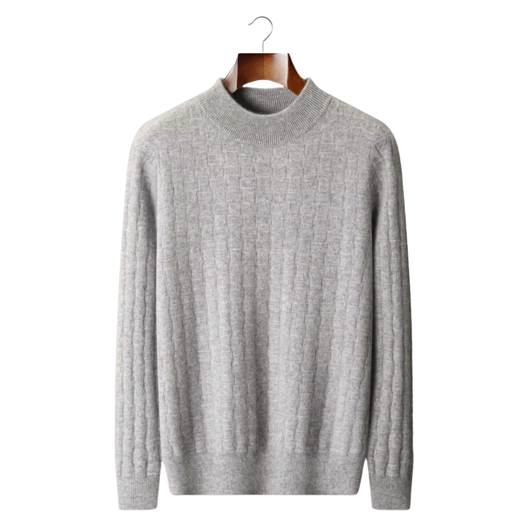 Cavallo WOOL TEXTURED MOCKNECK