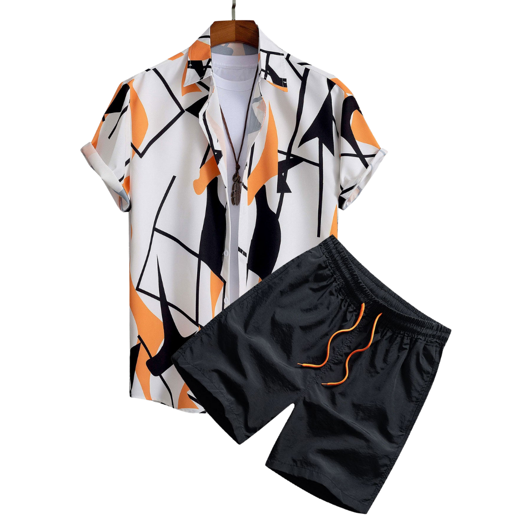 KAMARI - SHORT-SLEEVED SWIM SET
