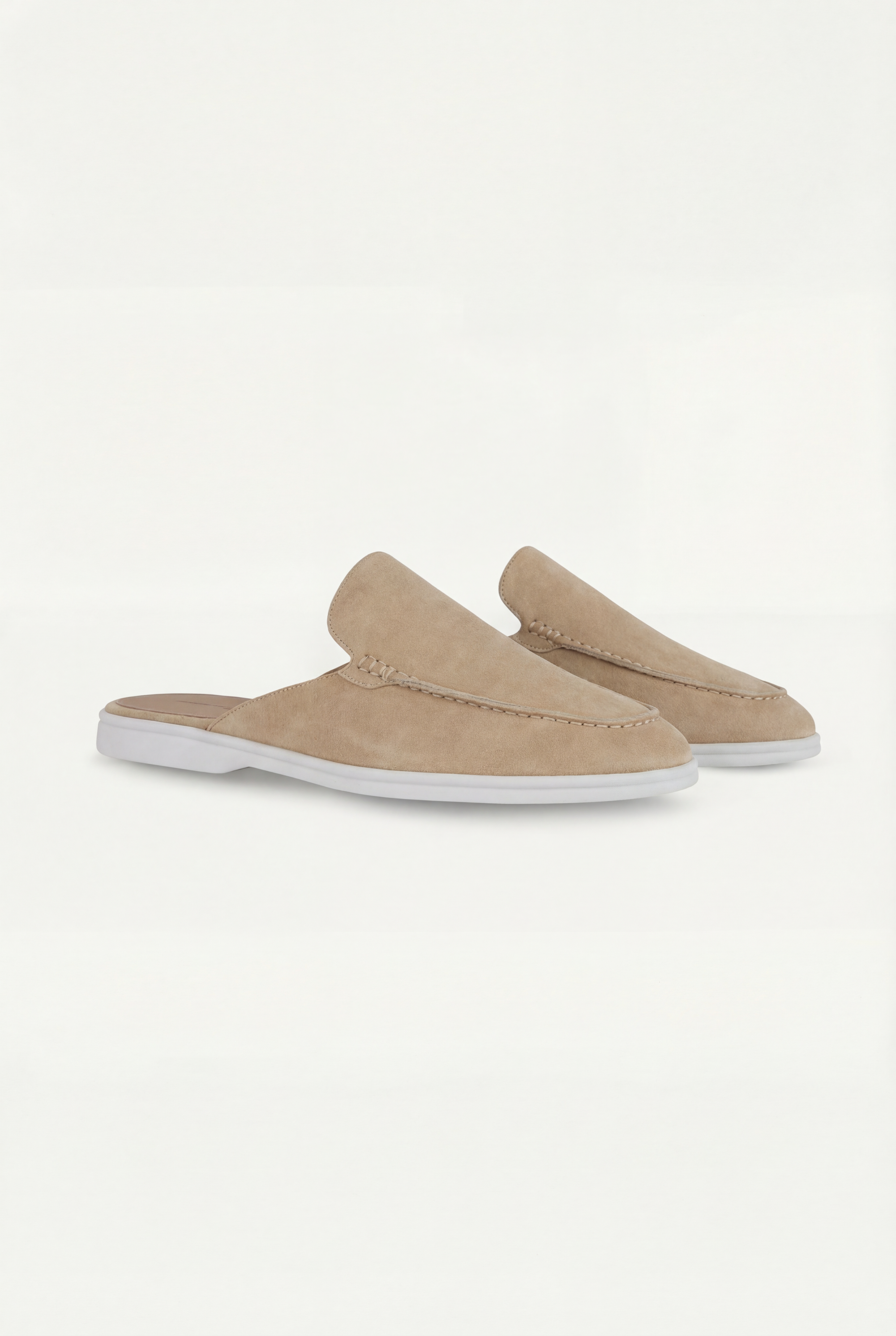 Yacht Suede Mule Beige