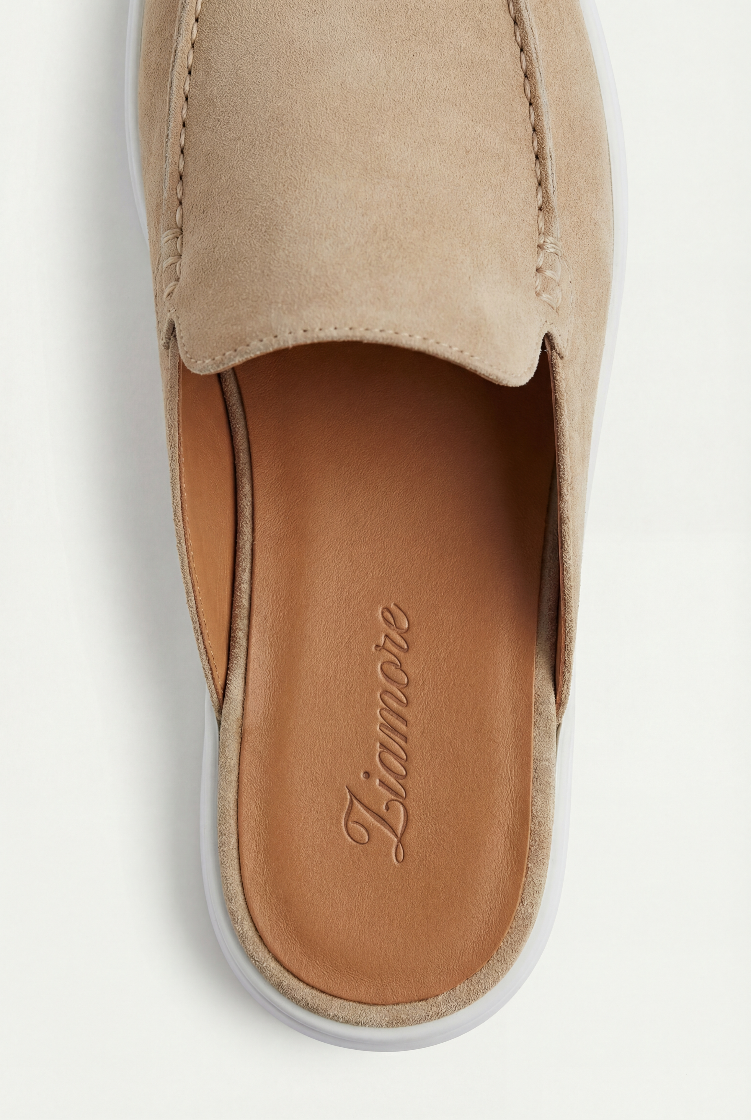 Yacht Suede Mule Beige