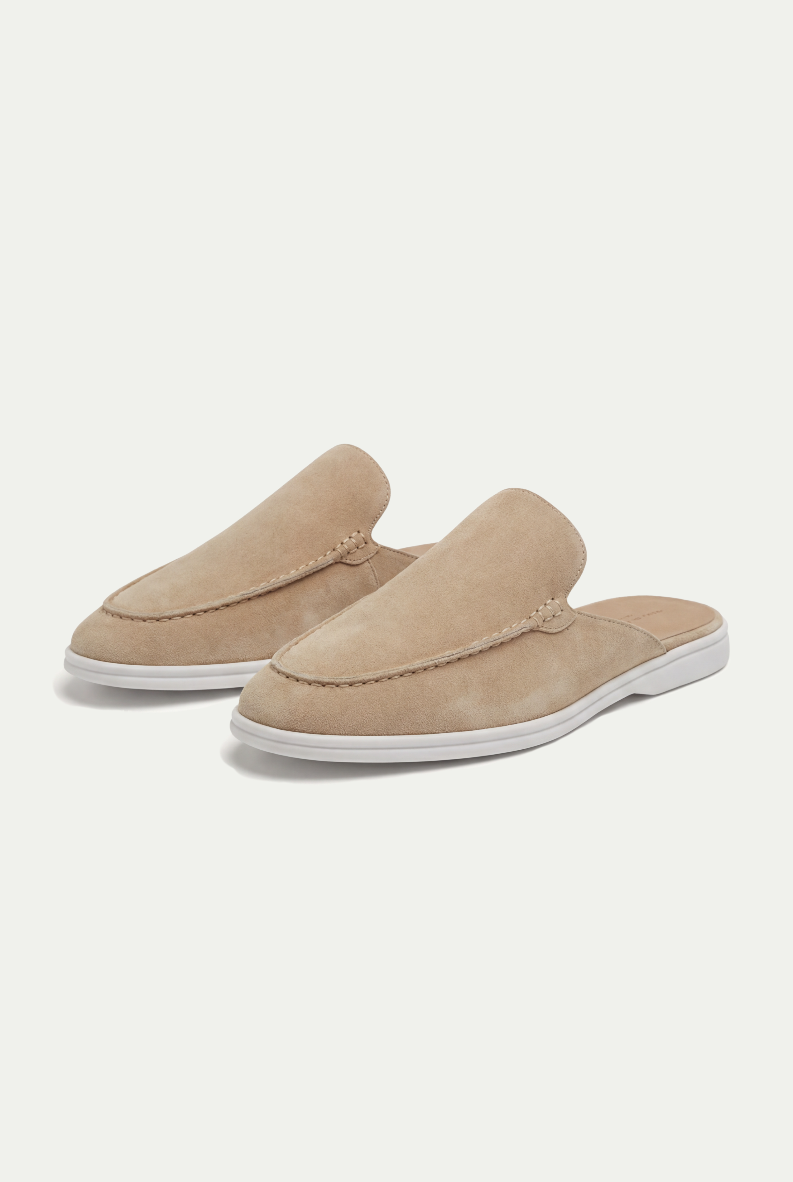 Yacht Suede Mule Beige