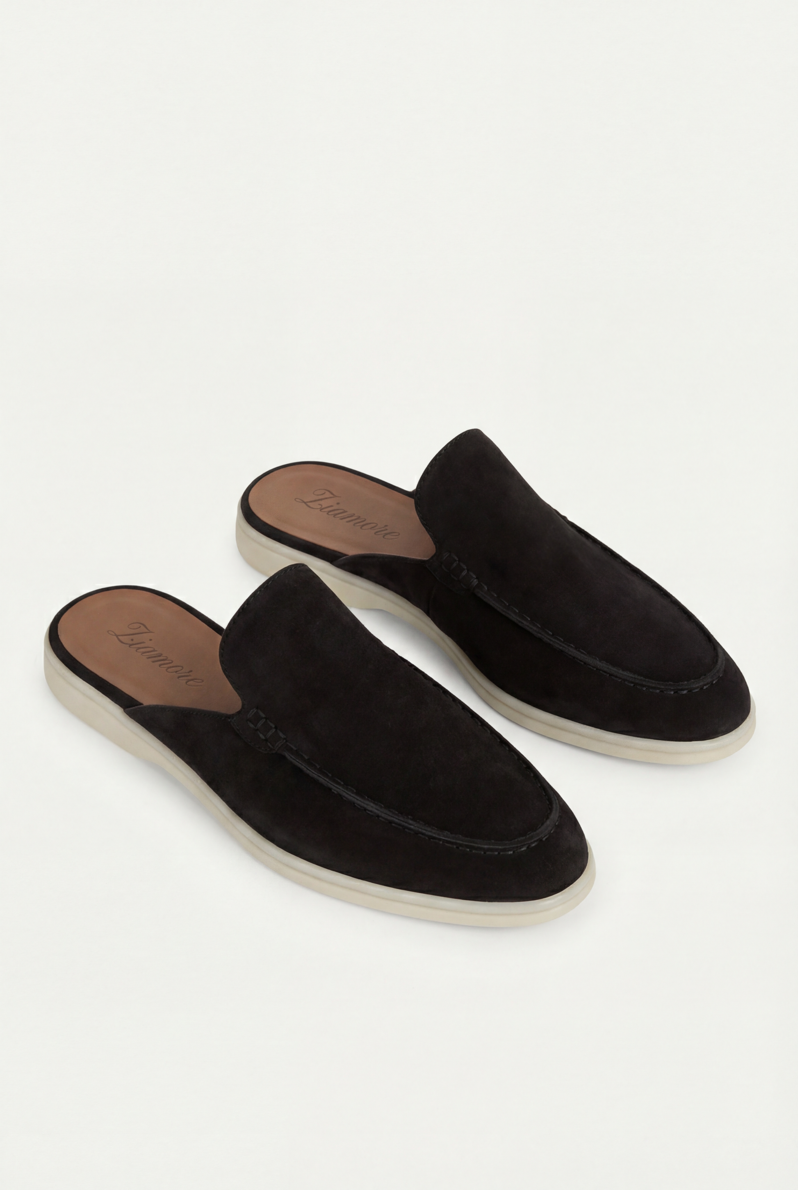 Yacht Suede Mule Black