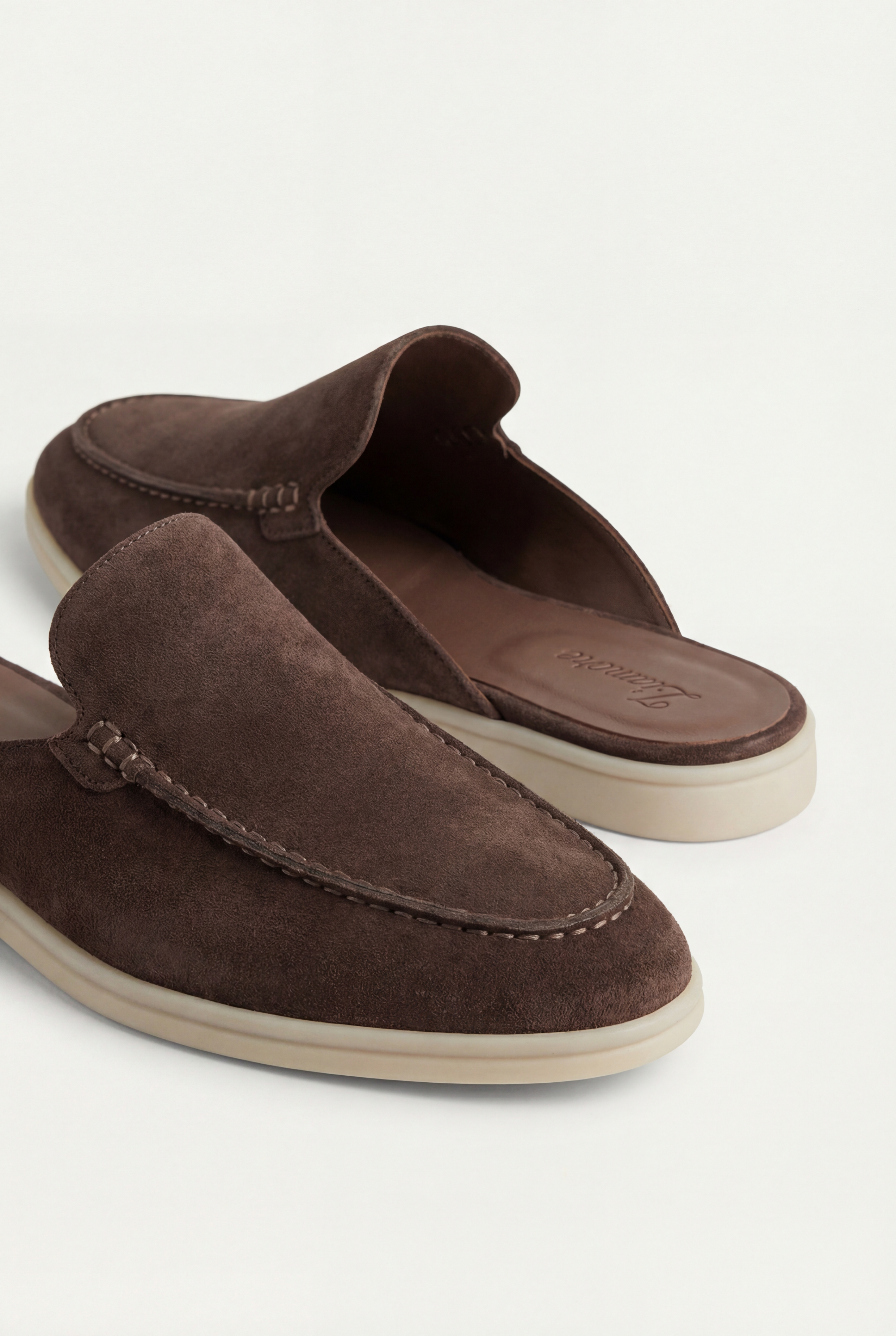 Yacht Suede Mule Brown