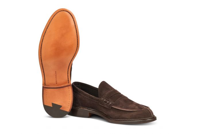 Adam Penny Loafer - Coffee Suede