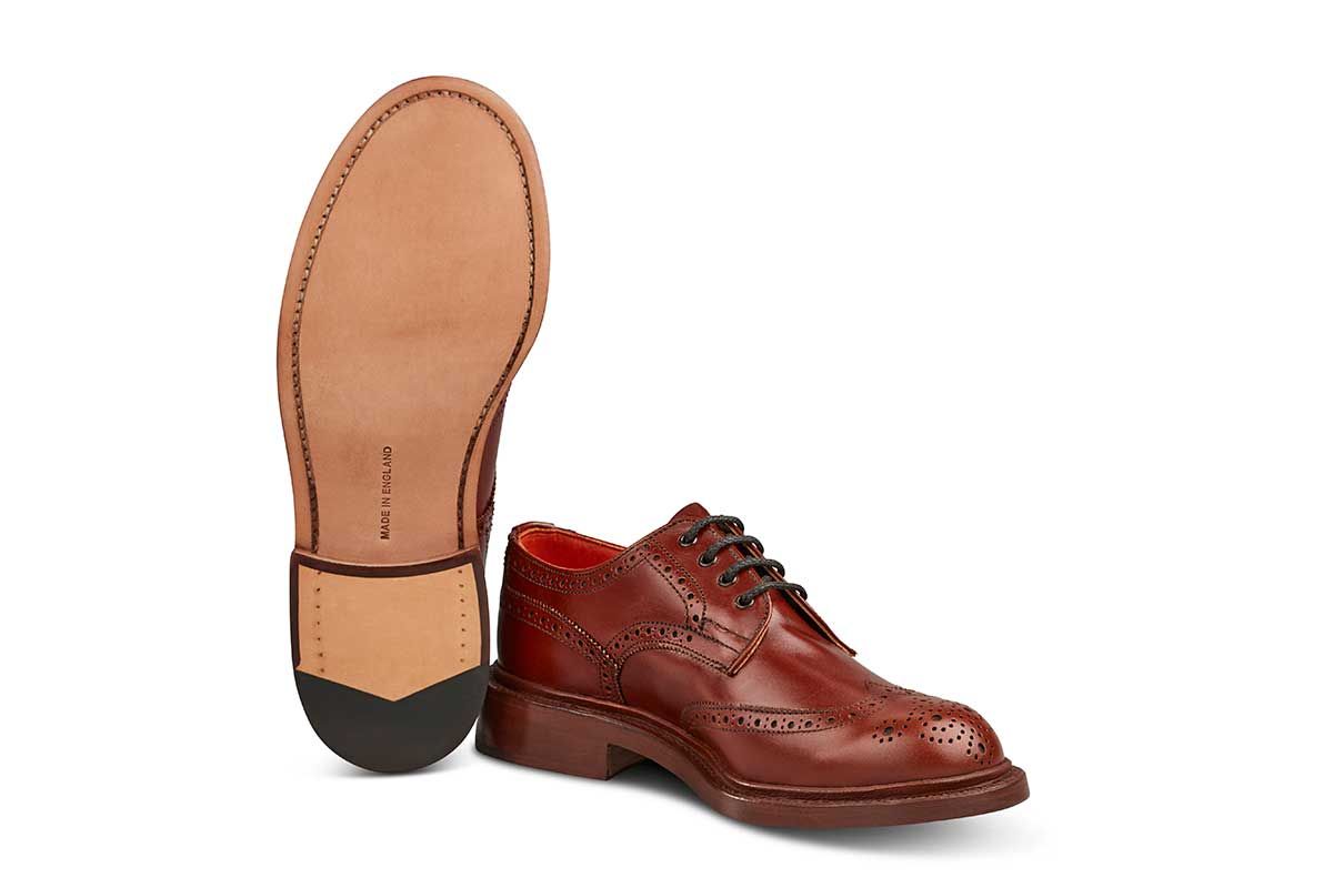 Anne Brogue Country Shoe - Marron Antique
