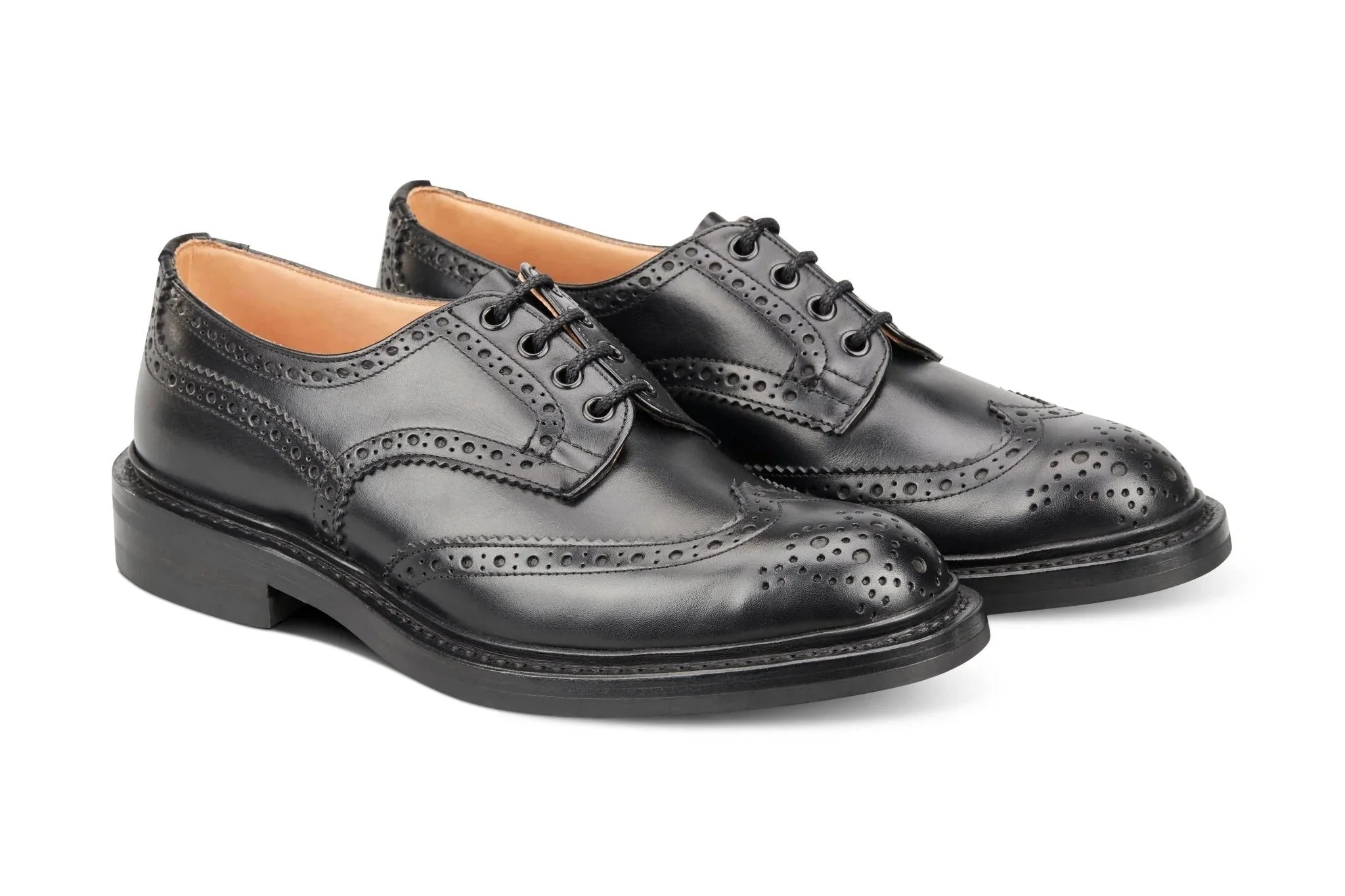 BOURTON COUNTRY SHOE - Black Calf (6 Fitting)