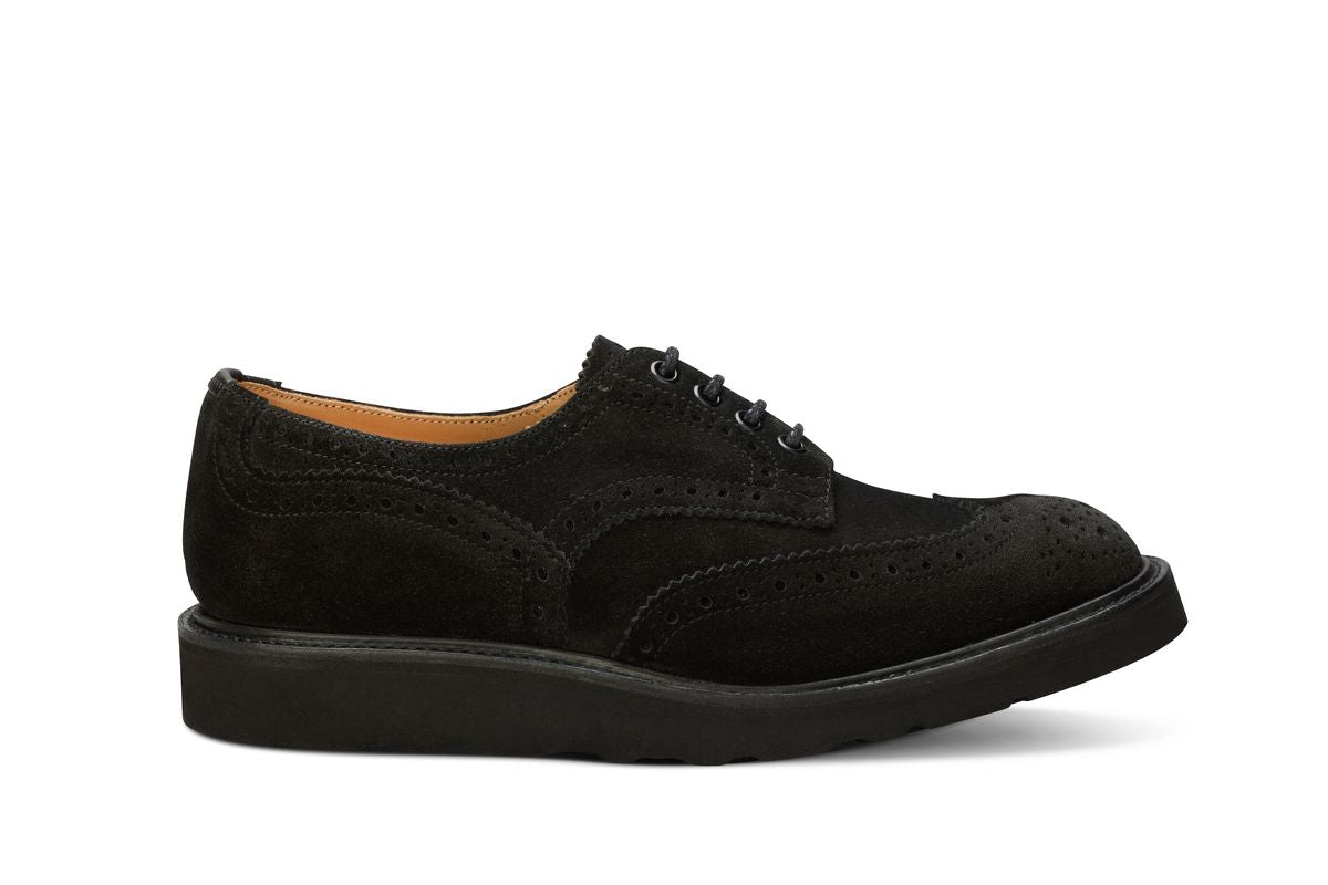 Bourton Country Shoe - Black Castorino
