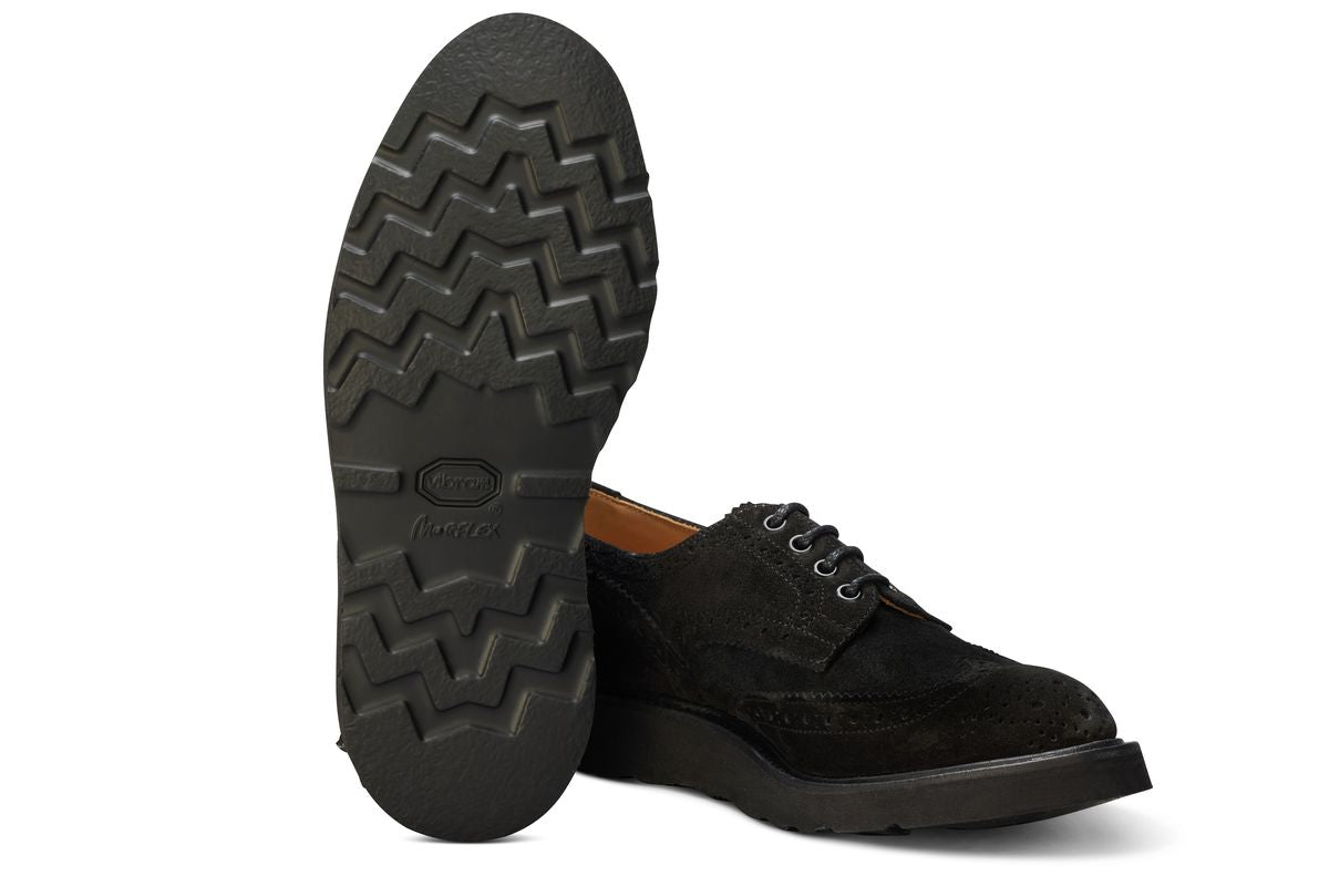 Bourton Country Shoe - Black Castorino