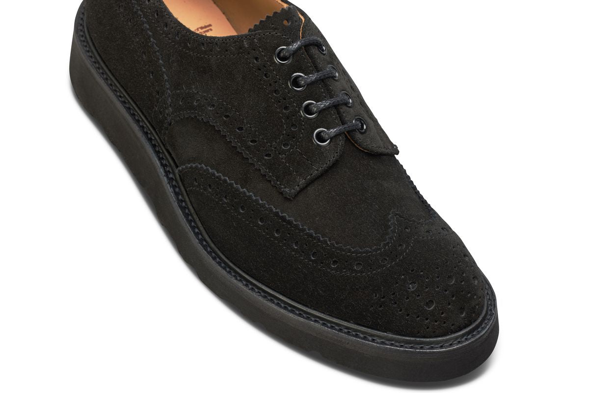 Bourton Country Shoe - Black Castorino
