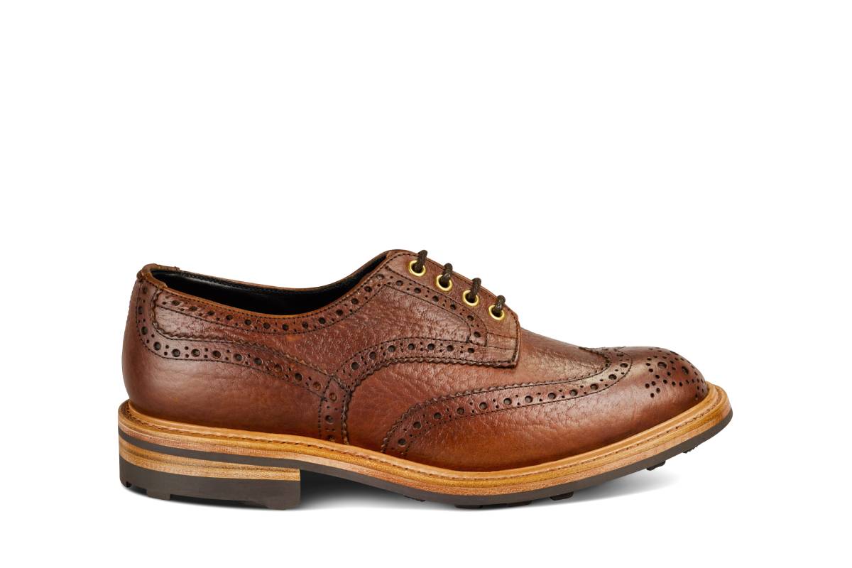Bourton Country Shoe - Brown Buffalo (Tricker's Exclusive)