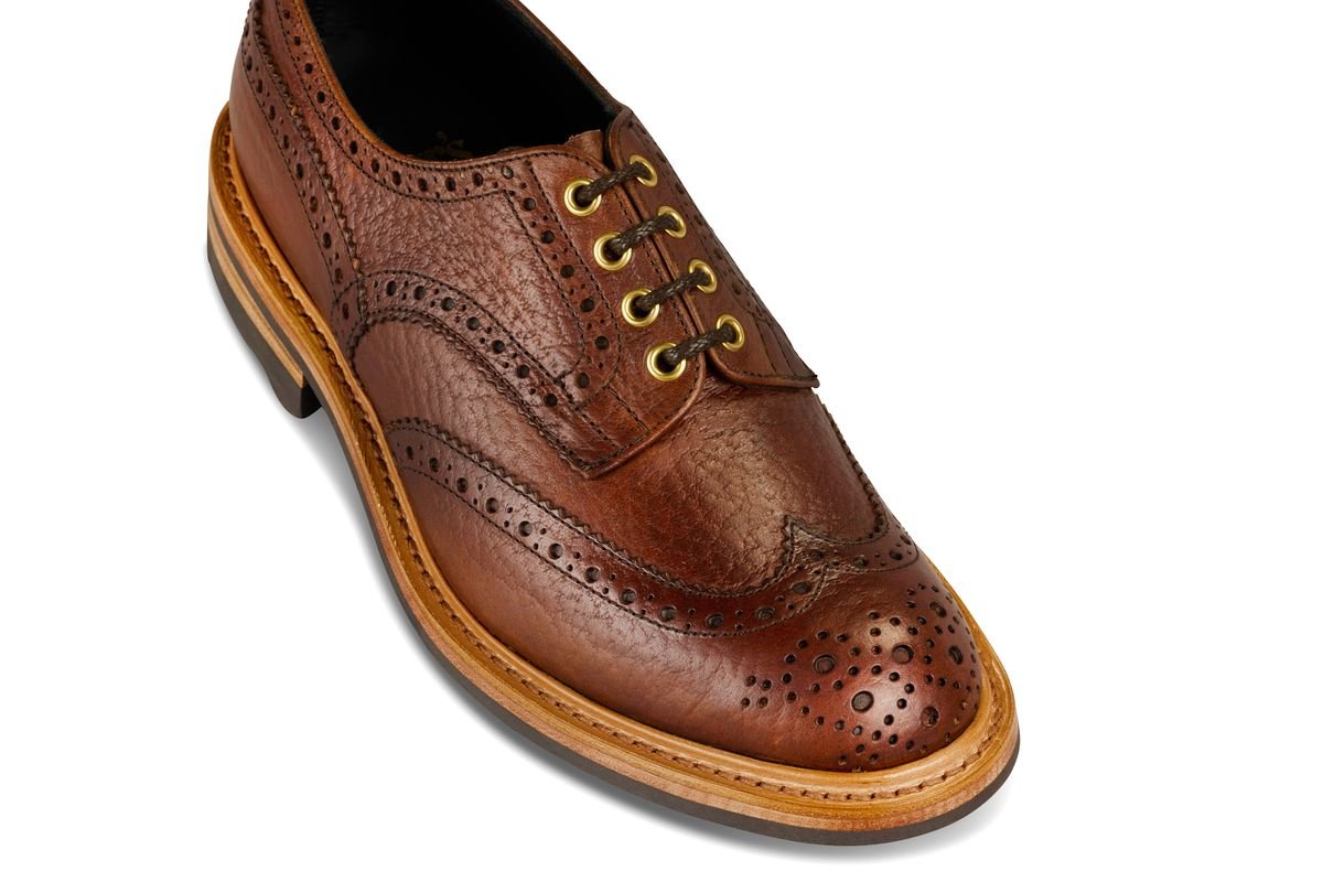 Bourton Country Shoe - Brown Buffalo (Tricker's Exclusive)