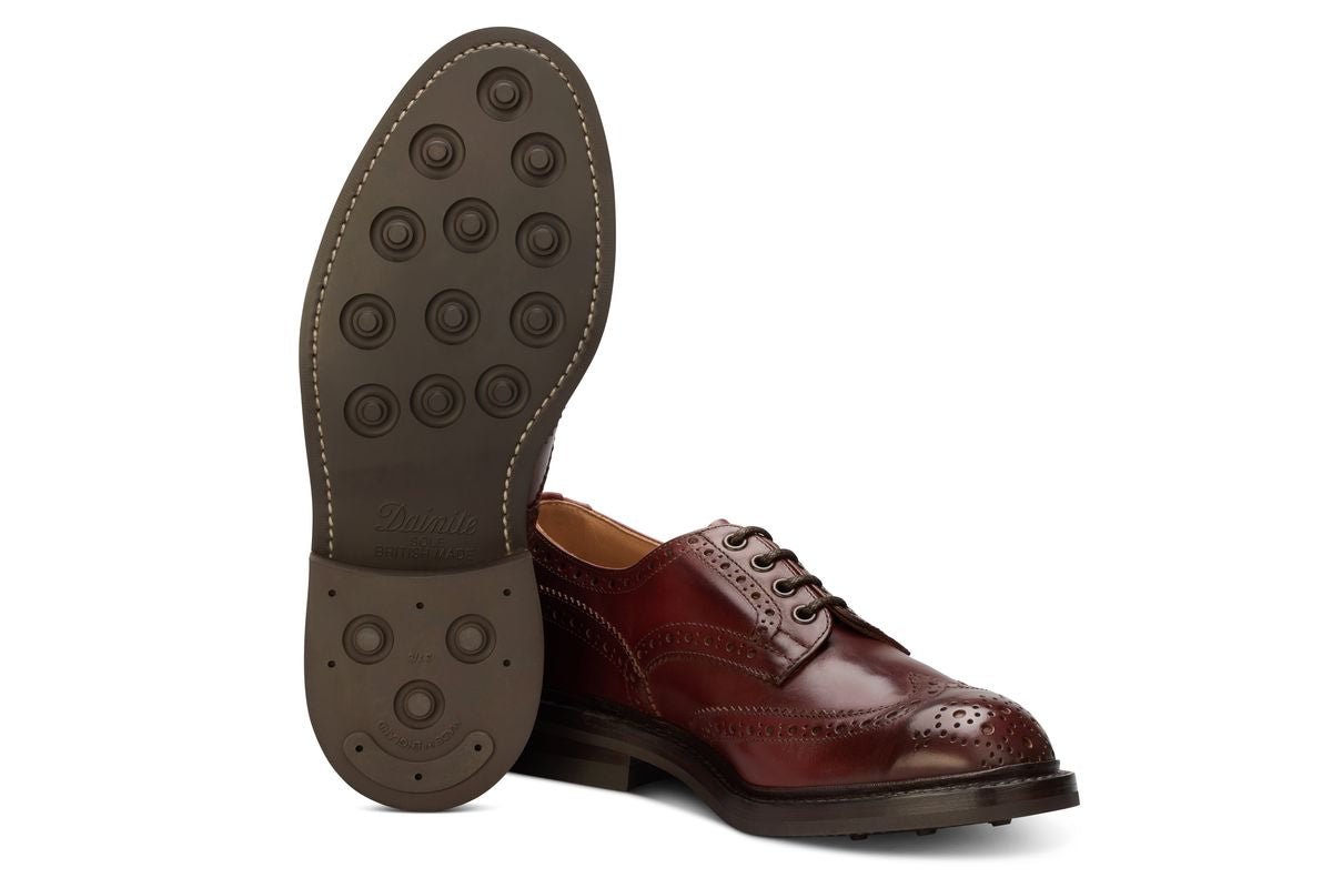 Bourton Country Shoe - Burgundy Burnished