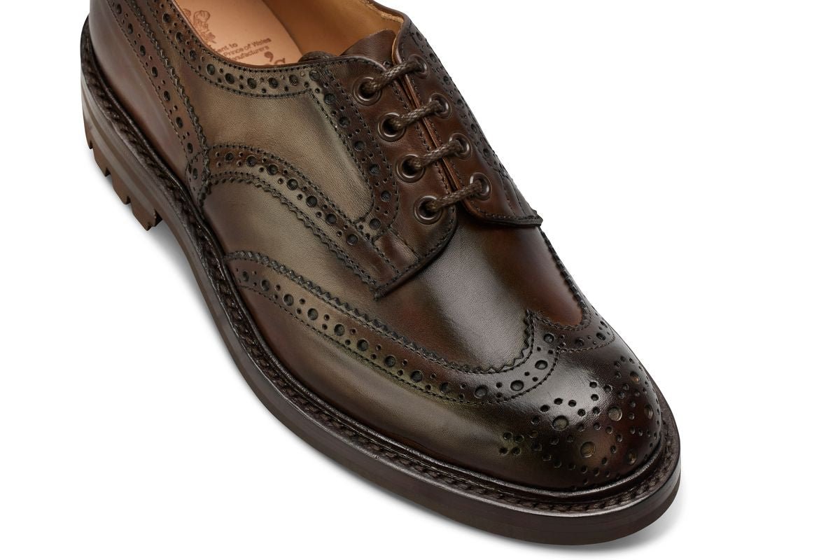 Bourton Country Shoe - Coffee Burnished