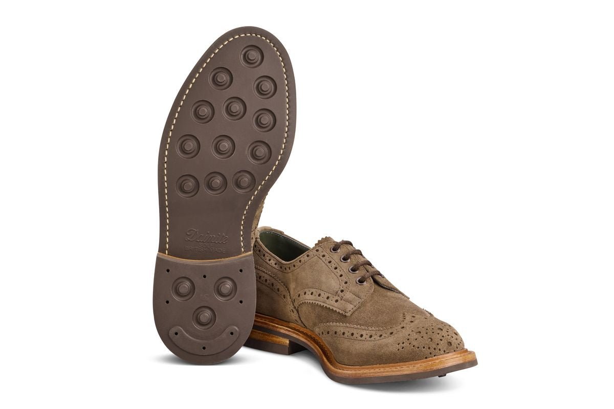 Bourton Country Shoe - Flint Janus Suede