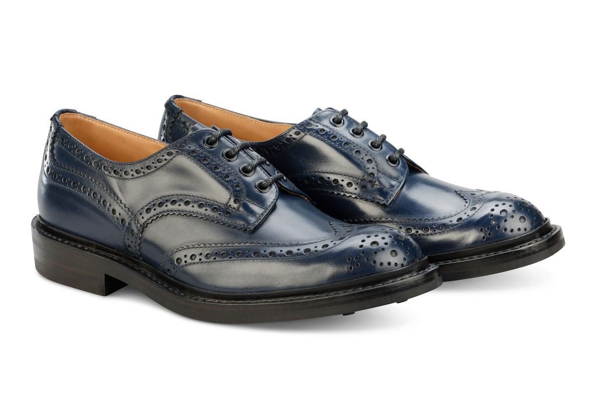 Bourton Country Shoe - Navy Aniline