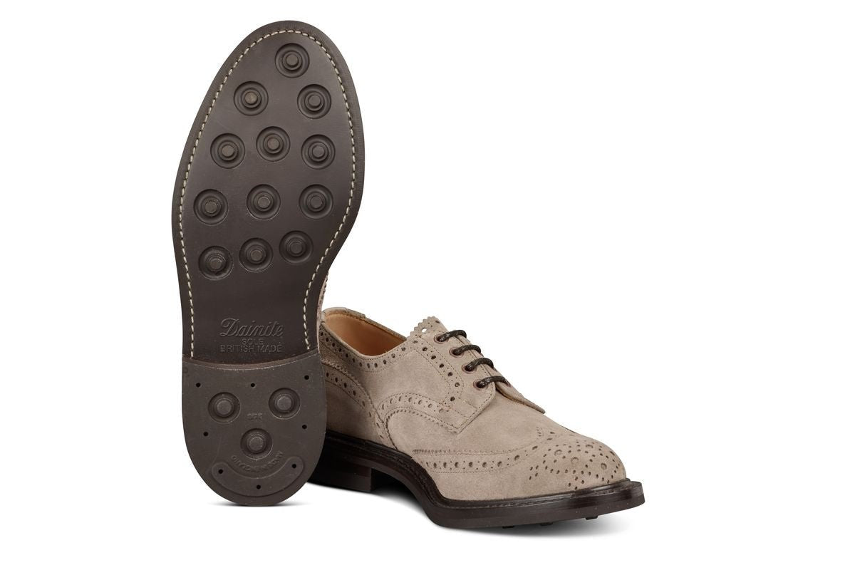 Bourton Country Shoe - Zonta Caribou Castorino Suede