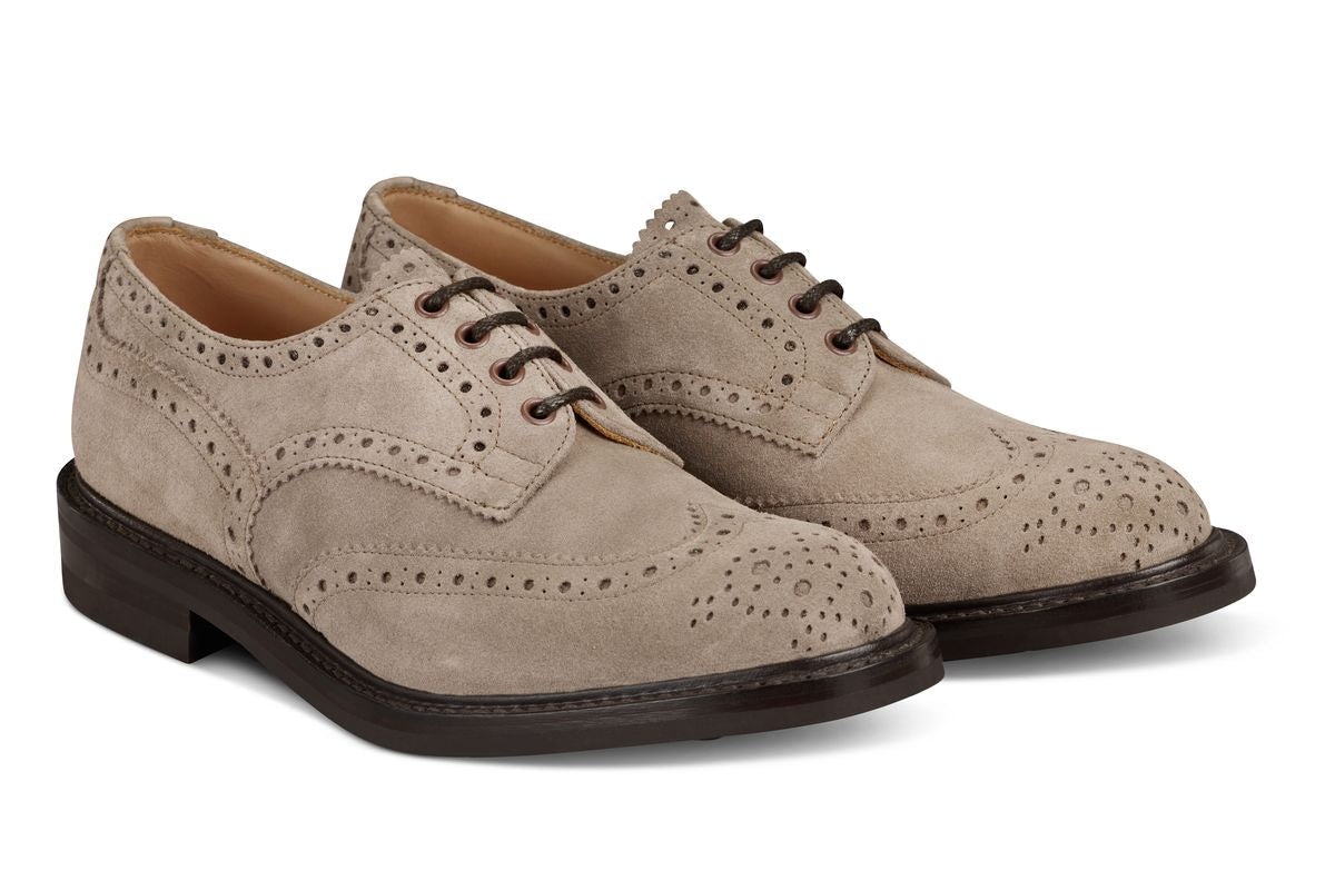Bourton Country Shoe - Zonta Caribou Castorino Suede