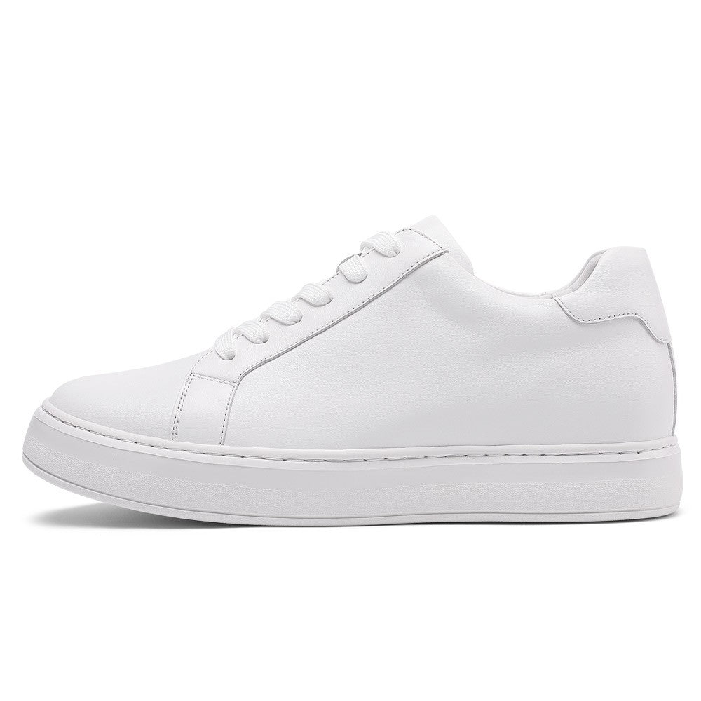7 CM/2.76 InchesCMR CHAMARIPA Elevator Sneakers - Casual Men's White Sneakers