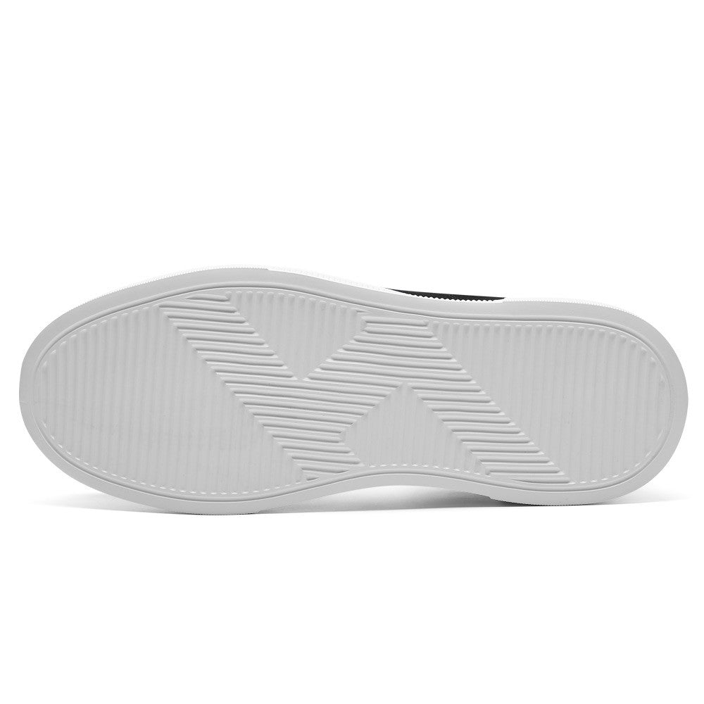 8 CM/3.15 Inches CMR CHAMARIPA Men's Hidden Elevator Shoes - Classic Black Cloth