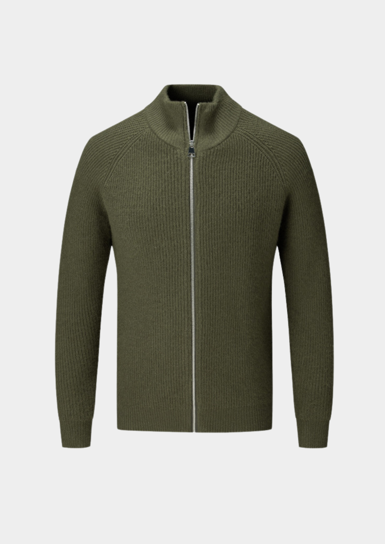 Cavallo 100% Wool Zip Cardigan