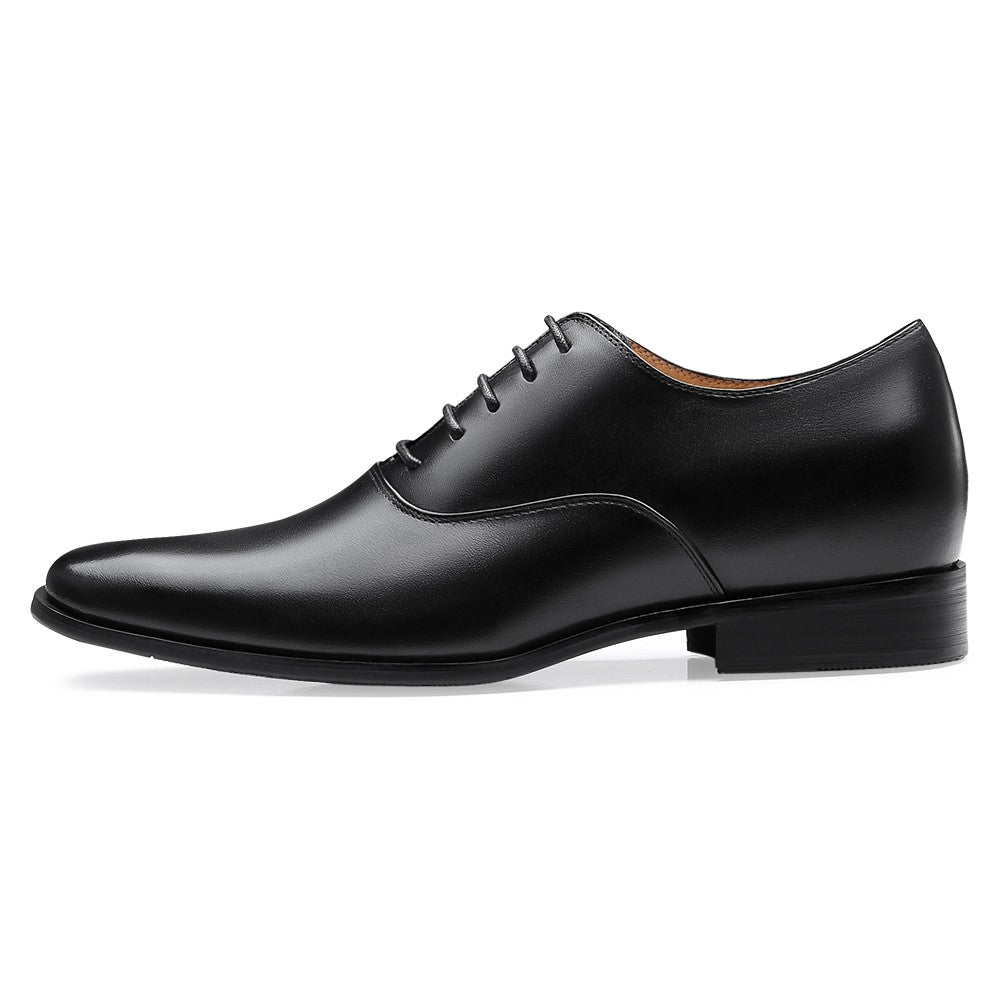 7 CM / 2.76 Inches CMR CHAMARIPA Glossy Elevator Tuxedo Shoes Patent Leather High Increase Shoes