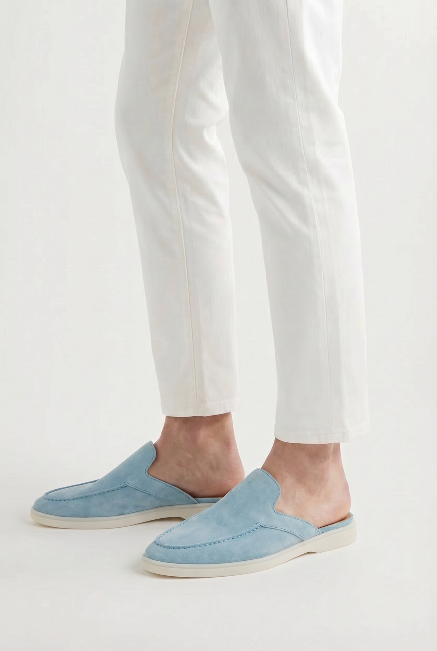 Yacht Suède Mule V2 Sky