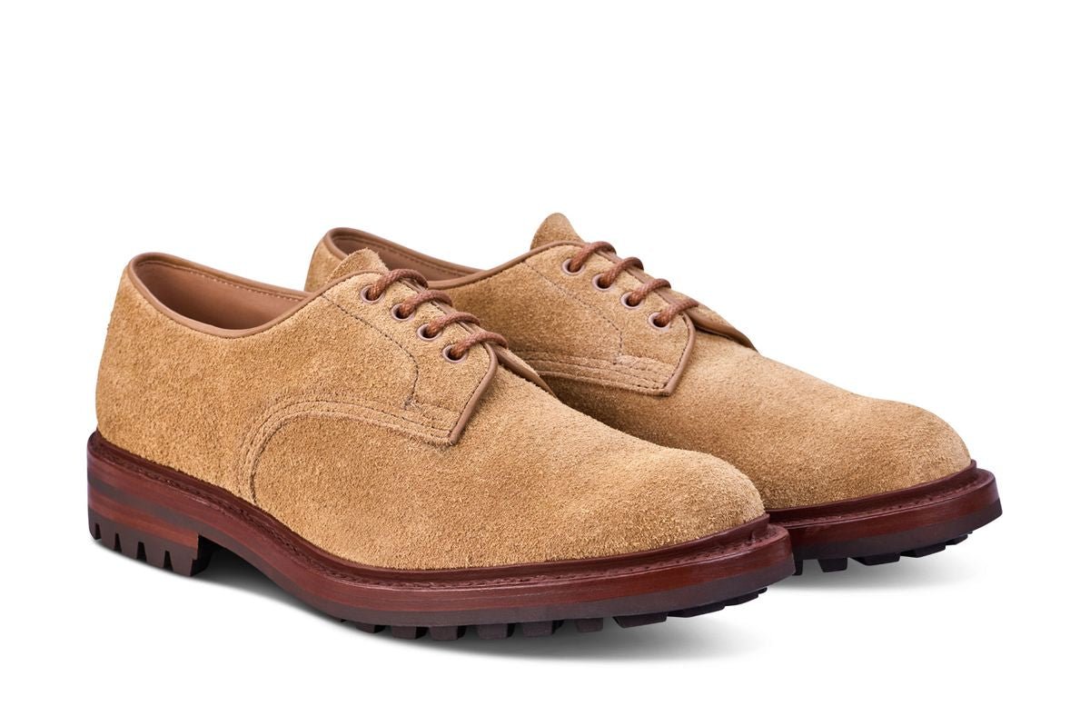 Daniel Tramping Shoe - Tan Hairy Suede