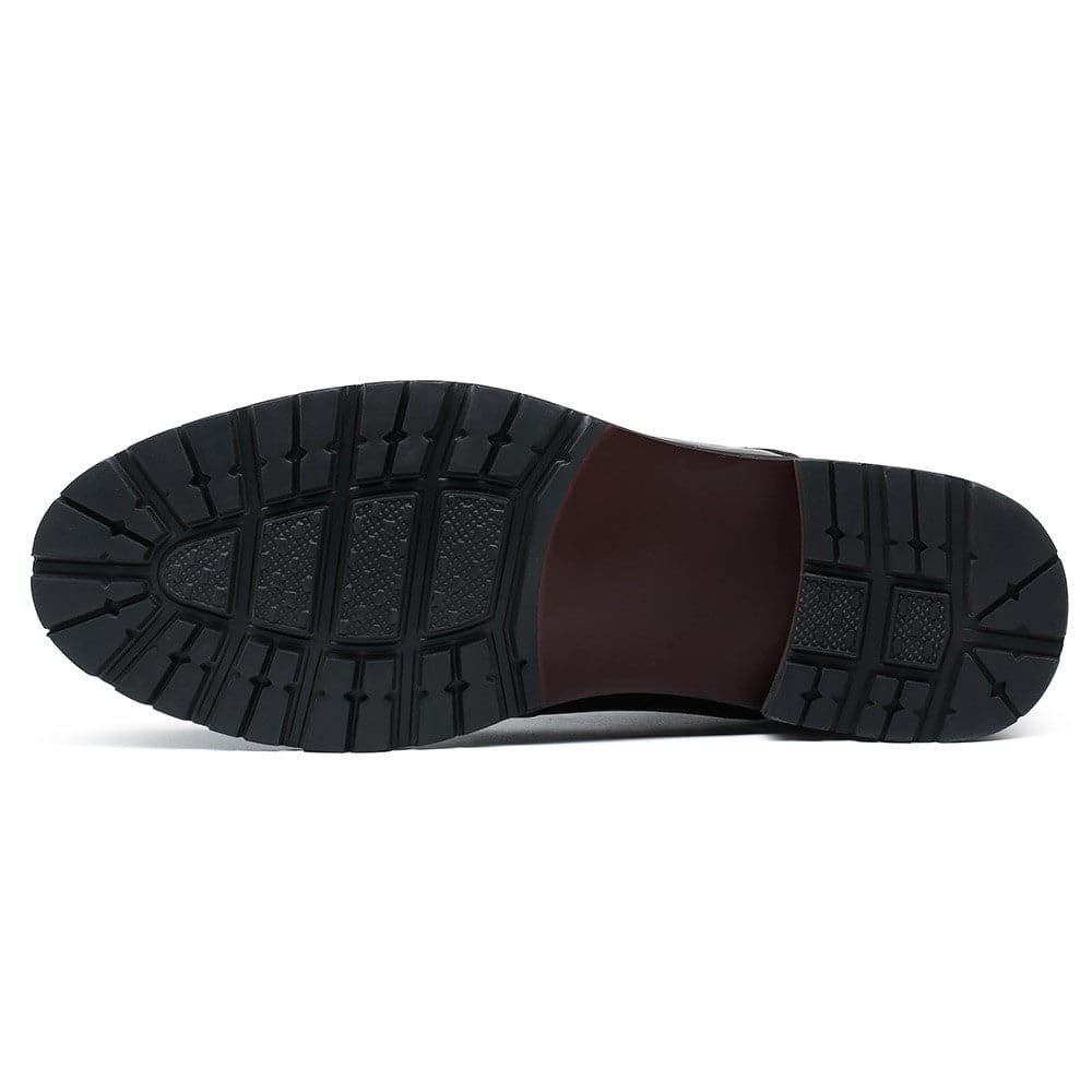 7 CM / 2.76 Inches CMR CHAMARIPA Height Increasing Shoes - Coffee Derby Dress Shoes